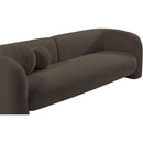  Manufacturer Color_Brown -- Emory 89" Brown Boucle Fabric Upholstered Sofa IMAGE 12