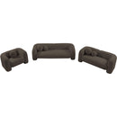 Meridian Emory Brown Boucle Fabric Sofa IMAGE 14