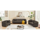  Manufacturer Color_Brown -- Emory 89" Brown Boucle Fabric Upholstered Sofa IMAGE 16