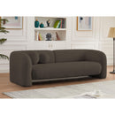 Manufacturer Color_Brown -- Emory 89" Brown Boucle Fabric Upholstered Sofa IMAGE 2