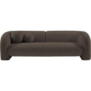  Manufacturer Color_Brown -- Emory 89" Brown Boucle Fabric Upholstered Sofa IMAGE 4