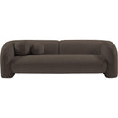 Meridian Emory Brown Boucle Fabric Sofa IMAGE 4