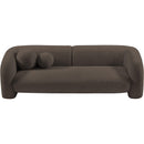  Manufacturer Color_Brown -- Emory 89" Brown Boucle Fabric Upholstered Sofa IMAGE 5
