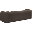 Meridian Emory Brown Boucle Fabric Sofa IMAGE 7