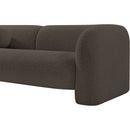 Manufacturer Color_Brown -- Emory 89" Brown Boucle Fabric Upholstered Sofa IMAGE 8