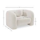  Manufacturer Color_Cream -- Emory Cream Boucle Fabric Upholstered Chair IMAGE 17