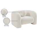  Manufacturer Color_Cream -- Emory Cream Boucle Fabric Upholstered Chair IMAGE 18