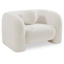  Manufacturer Color_Cream -- Emory Cream Boucle Fabric Upholstered Chair IMAGE 1