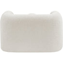 Meridian Emory Cream Boucle Fabric Chair IMAGE 3