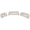  Manufacturer Color_Cream -- Emory 66" Cream Boucle Fabric Upholstered Loveseat IMAGE 14