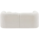  Manufacturer Color_Cream -- Emory 66" Cream Boucle Fabric Upholstered Loveseat IMAGE 3