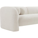  Manufacturer Color_Cream -- Emory 89" Cream Boucle Fabric Upholstered Sofa IMAGE 11