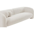  Manufacturer Color_Cream -- Emory 89" Cream Boucle Fabric Upholstered Sofa IMAGE 12