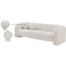  Manufacturer Color_Cream -- Emory 89" Cream Boucle Fabric Upholstered Sofa IMAGE 18