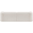 Meridian Emory Cream Boucle Fabric Sofa IMAGE 3
