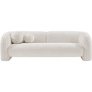  Manufacturer Color_Cream -- Emory 89" Cream Boucle Fabric Upholstered Sofa IMAGE 4