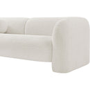  Manufacturer Color_Cream -- Emory 89" Cream Boucle Fabric Upholstered Sofa IMAGE 8