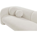 Meridian Emory Cream Boucle Fabric Sofa IMAGE 9