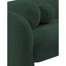 Meridian Emory Green Boucle Fabric Chair IMAGE 12
