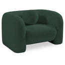  Manufacturer Color_Green -- Emory Green Boucle Fabric Upholstered Chair IMAGE 1