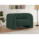  Manufacturer Color_Green -- Emory Green Boucle Fabric Upholstered Chair IMAGE 2