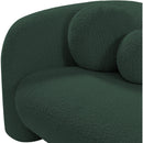  Manufacturer Color_Green -- Emory Green Boucle Fabric Upholstered Chair IMAGE 9