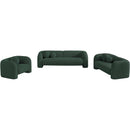  Manufacturer Color_Green -- Emory 66" Green Boucle Fabric Upholstered Loveseat IMAGE 15