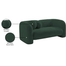  Manufacturer Color_Green -- Emory 66" Green Boucle Fabric Upholstered Loveseat IMAGE 18