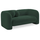  Manufacturer Color_Green -- Emory 66" Green Boucle Fabric Upholstered Loveseat IMAGE 1