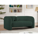  Manufacturer Color_Green -- Emory 66" Green Boucle Fabric Upholstered Loveseat IMAGE 2