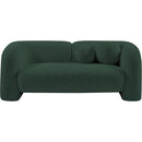  Manufacturer Color_Green -- Emory 66" Green Boucle Fabric Upholstered Loveseat IMAGE 4