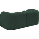  Manufacturer Color_Green -- Emory 66" Green Boucle Fabric Upholstered Loveseat IMAGE 7