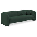  Manufacturer Color_Green -- Emory 89" Green Boucle Fabric Upholstered Sofa IMAGE 1
