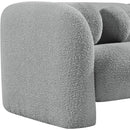  Manufacturer Color_Grey -- Emory Grey Boucle Fabric Upholstered Chair IMAGE 11