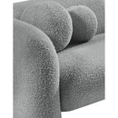  Manufacturer Color_Grey -- Emory Grey Boucle Fabric Upholstered Chair IMAGE 12