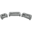  Manufacturer Color_Grey -- Emory Grey Boucle Fabric Upholstered Chair IMAGE 14