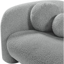  Manufacturer Color_Grey -- Emory Grey Boucle Fabric Upholstered Chair IMAGE 9