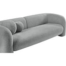  Manufacturer Color_Grey -- Emory 66" Grey Boucle Fabric Upholstered Loveseat IMAGE 12