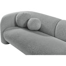  Manufacturer Color_Grey -- Emory 66" Grey Boucle Fabric Upholstered Loveseat IMAGE 9