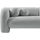  Manufacturer Color_Grey -- Emory 89" Grey Boucle Fabric Upholstered Sofa IMAGE 13