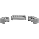  Manufacturer Color_Grey -- Emory 89" Grey Boucle Fabric Upholstered Sofa IMAGE 15