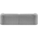  Manufacturer Color_Grey -- Emory 89" Grey Boucle Fabric Upholstered Sofa IMAGE 3