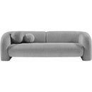  Manufacturer Color_Grey -- Emory 89" Grey Boucle Fabric Upholstered Sofa IMAGE 4
