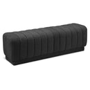  Manufacturer Color_Black -- Meridian Heathrow Fabric Ottoman IMAGE 1