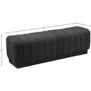 Manufacturer Color_Black -- Meridian Heathrow Fabric Ottoman IMAGE 6