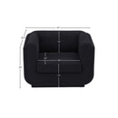  Manufacturer Color_Black -- Meridian Kimora Stationary Fabric Chair IMAGE 10