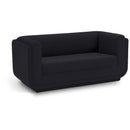  Manufacturer Color_Black -- Meridian Kimora Stationary Fabric Loveseat IMAGE 1