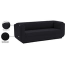  Manufacturer Color_Black -- Meridian Kimora Stationary Fabric Sofa IMAGE 13