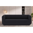  Manufacturer Color_Black -- Meridian Kimora Stationary Fabric Sofa IMAGE 2
