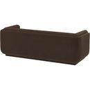  Manufacturer Color_Brown -- Kimora 86.5" Brown Linen Textured Fabric Upholstered Sofa IMAGE 6